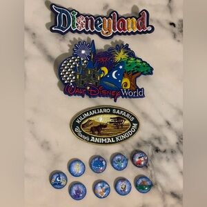 Lot of 12 Disney Magnets